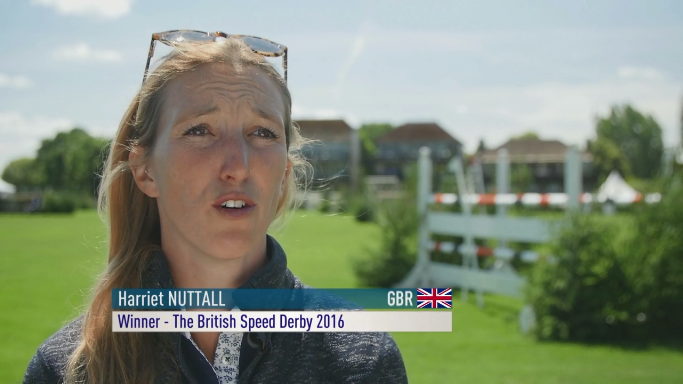 Harriet Nuttall talking about the Bunn Leisure Speed Derby