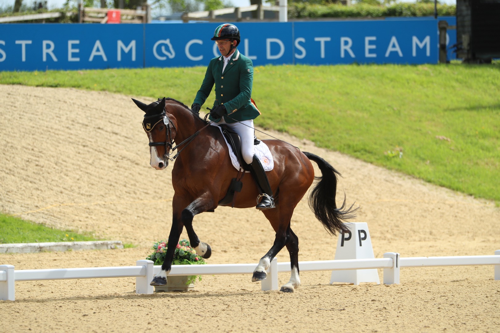 Jonty Evans at the I.C.E Horseboxes All England Dressage Festival
