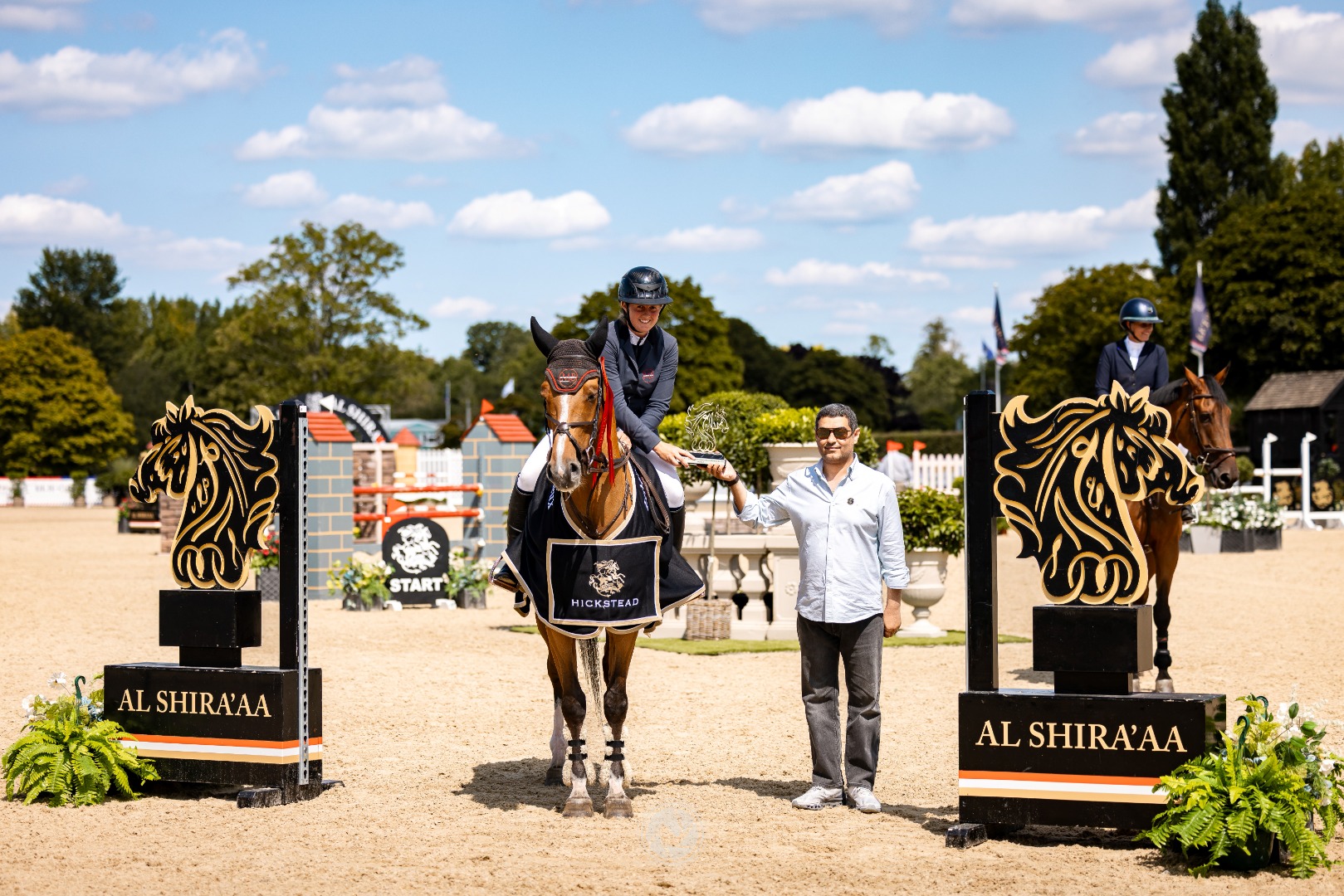 Sophie Lincoln and Be Golden Air - Al Shira'aa British 5-yr old Championship 2Q 